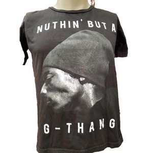 NUTHIN' BUT A G-THANG Black T-Shirt Size Small Snoop Dogg Spanky's Clothing Rap